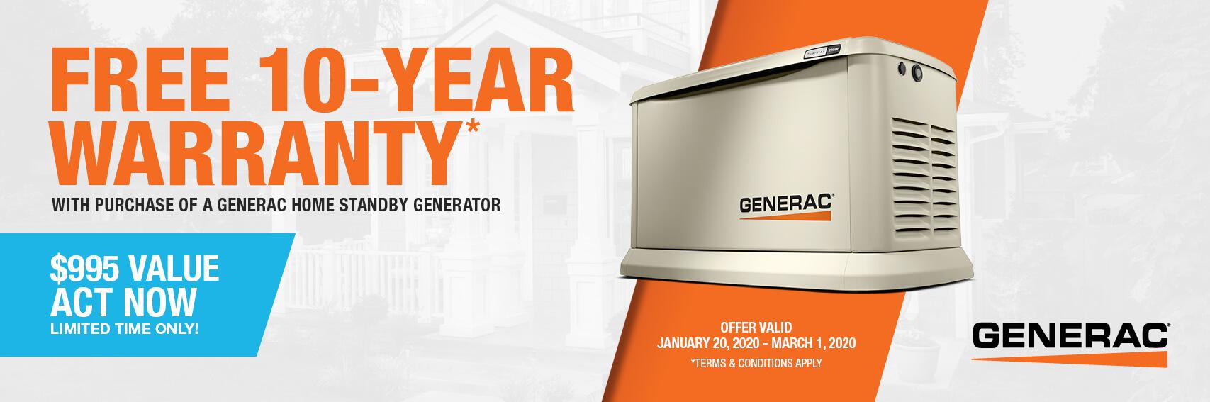 Homestandby Generator Deal | Warranty Offer | Generac Dealer | Cashiers, NC